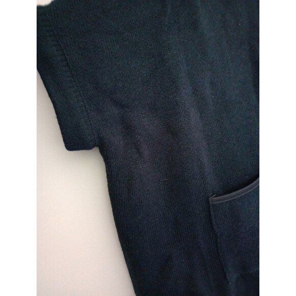 APT. 9 Black Riding Cape Closed Knit Neck Clasp and Buttons One Size Fits Most - Picture 3 of 10